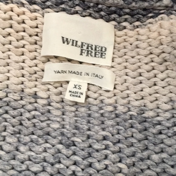 WILFRED Free Cotton Bottom Up Chunky knitted Cardigan Size XS - Picture 5 of 11